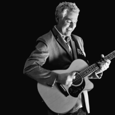 Michael Fix with his guitar